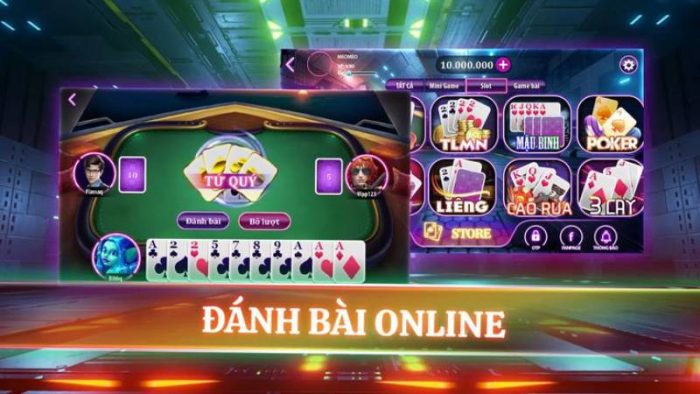 Game đánh bài ăn tiền online là người chơi cần sử dụng tiền thật để đặt cược